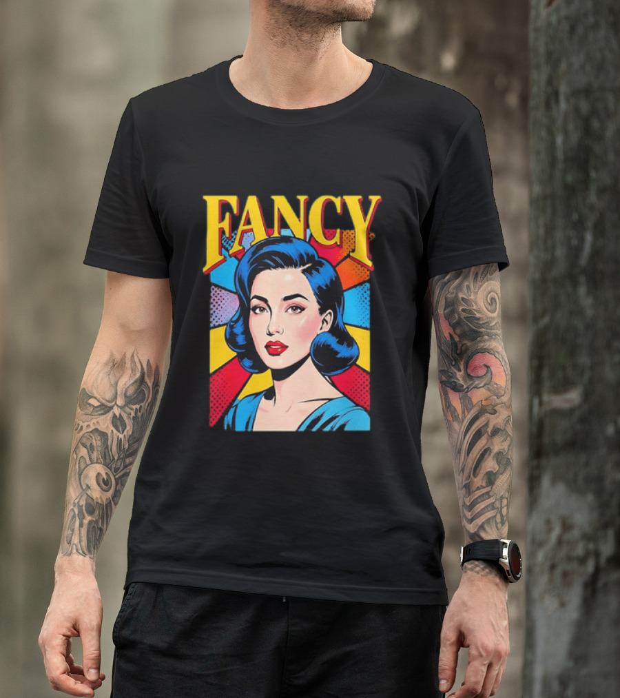 Fancy Pop Art Comic Woman T-Shirt