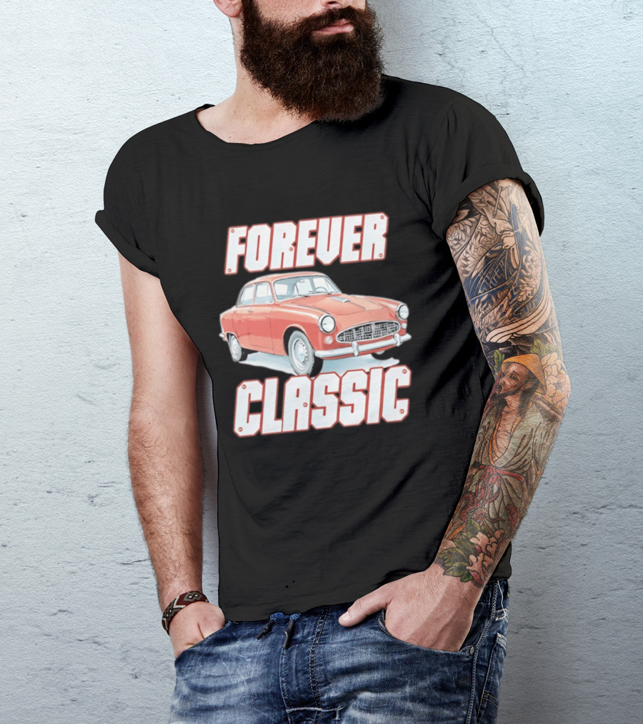 Forever Classic Volvo P1800 Vintage Car T-Shirt