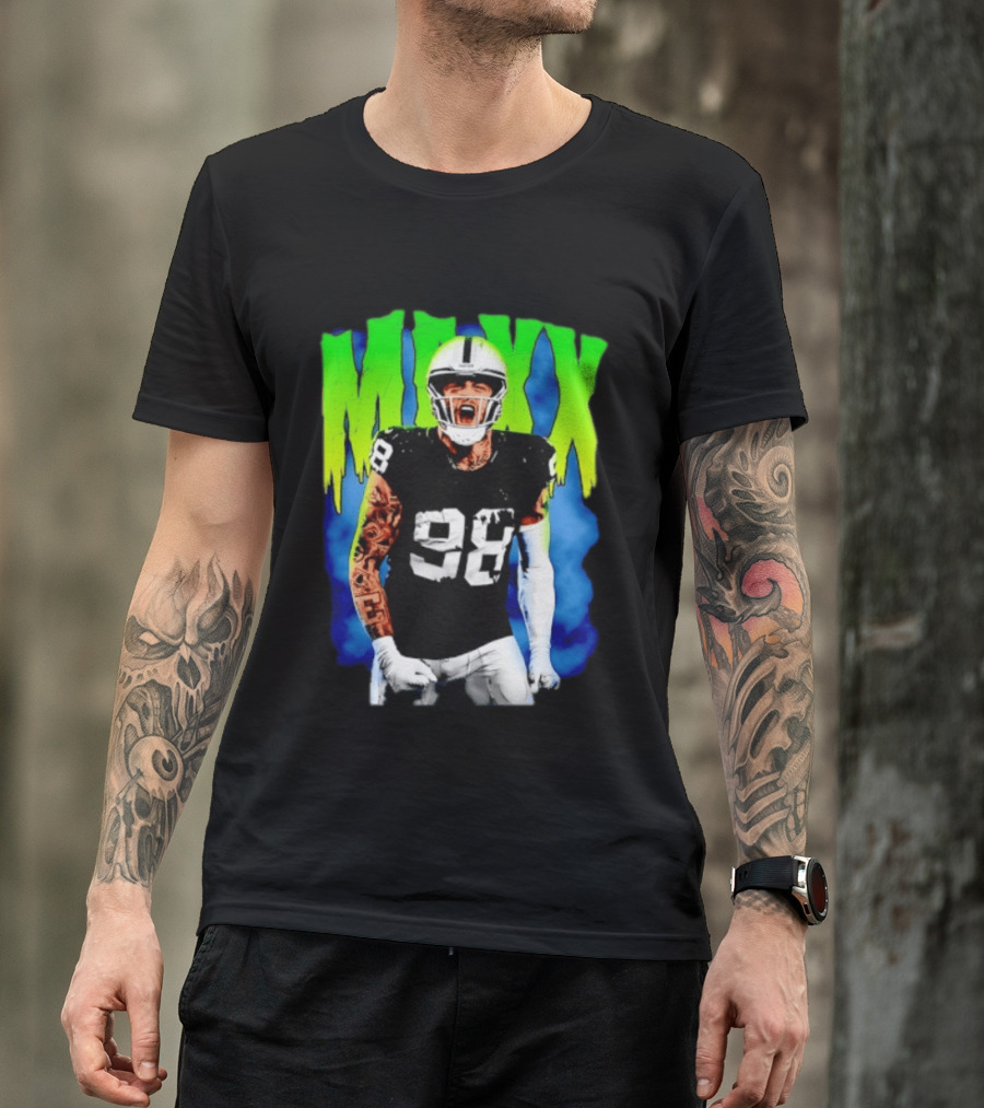 Maxx Crosby 98 Las Vegas Raiders Football Player Jersey T-Shirt