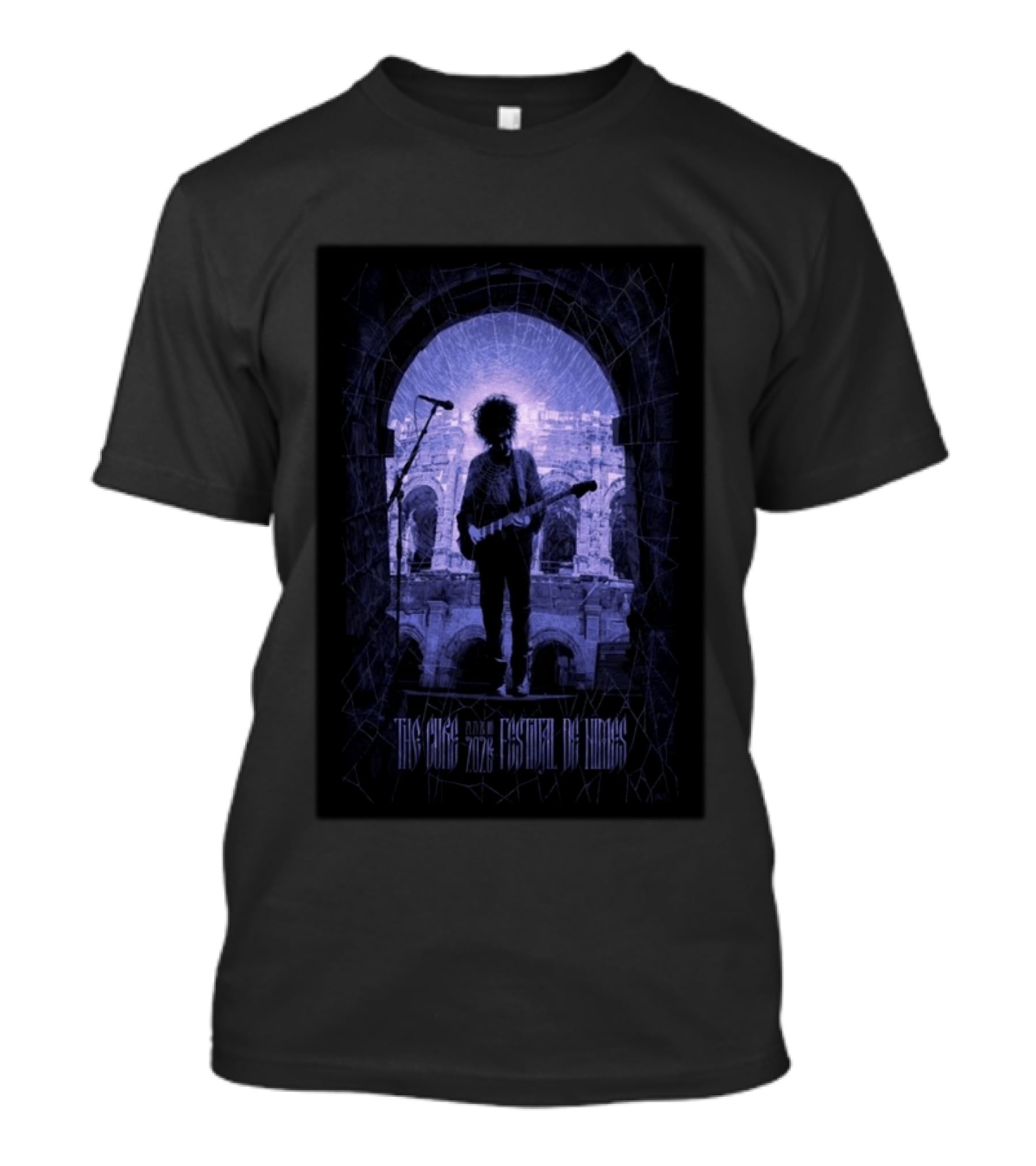 The Cure 2026 Festival De Nimes July 24 26 France Concert T-Shirt