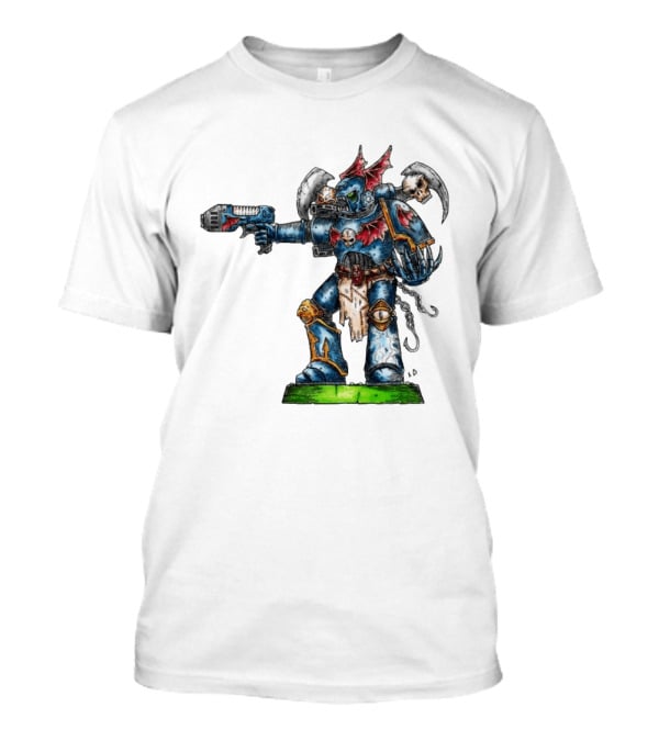 Warhammer 40K Night Lords Chaos Space Marine By Niklas Wistedt T-Shirt