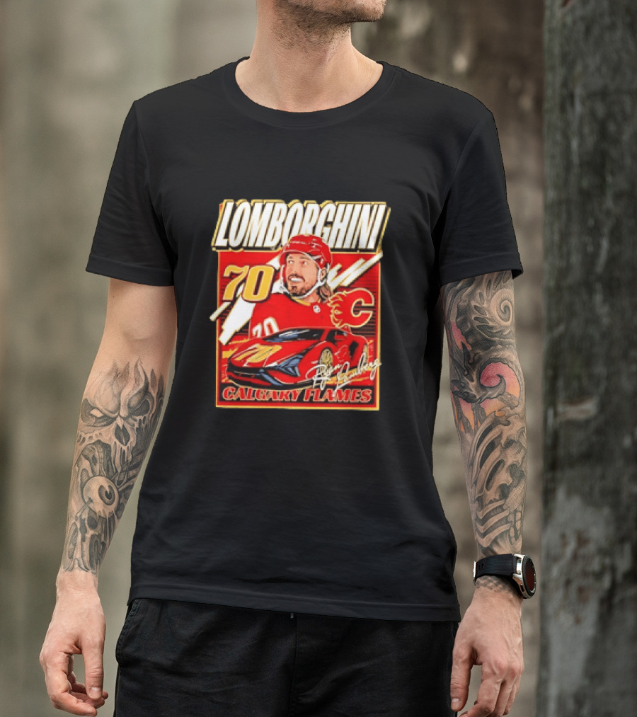 Lomborghini Ryan Lomberg 70 Calgary Flames T-Shirt