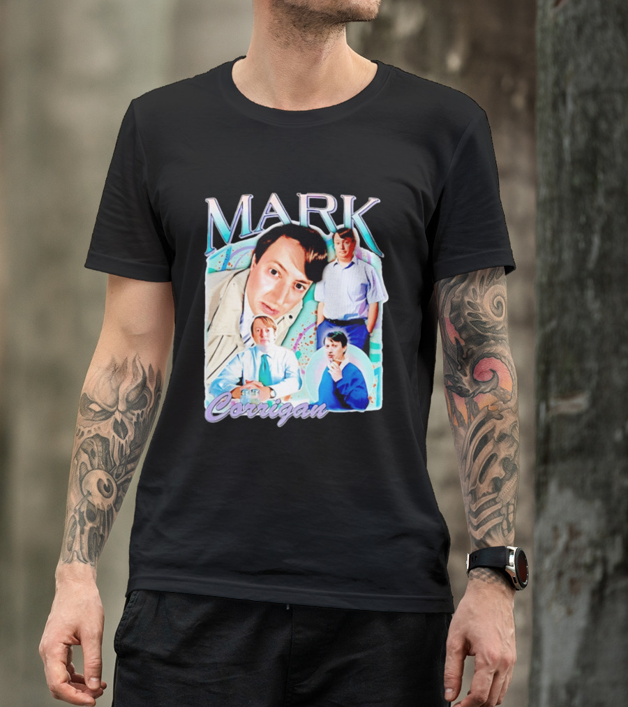 Mark Corrigan Peep Show Character Collage T-Shirt