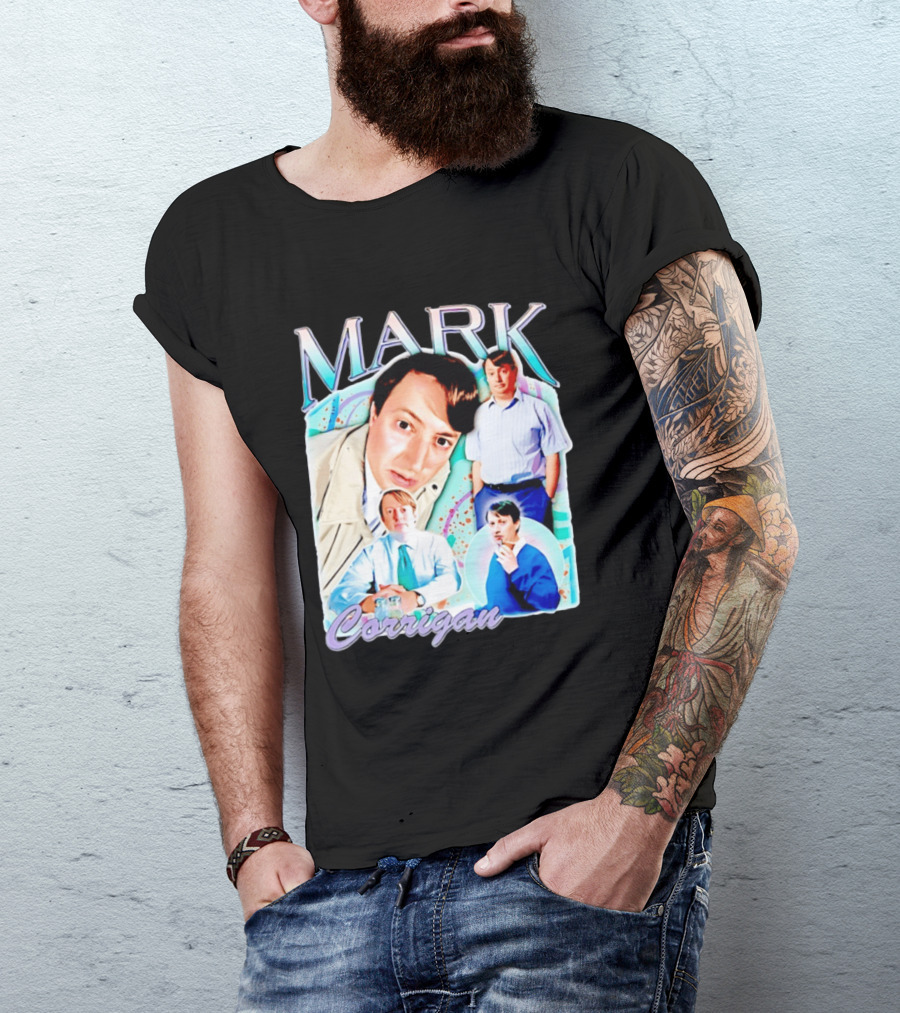 Mark Corrigan Peep Show Character Collage T-Shirt