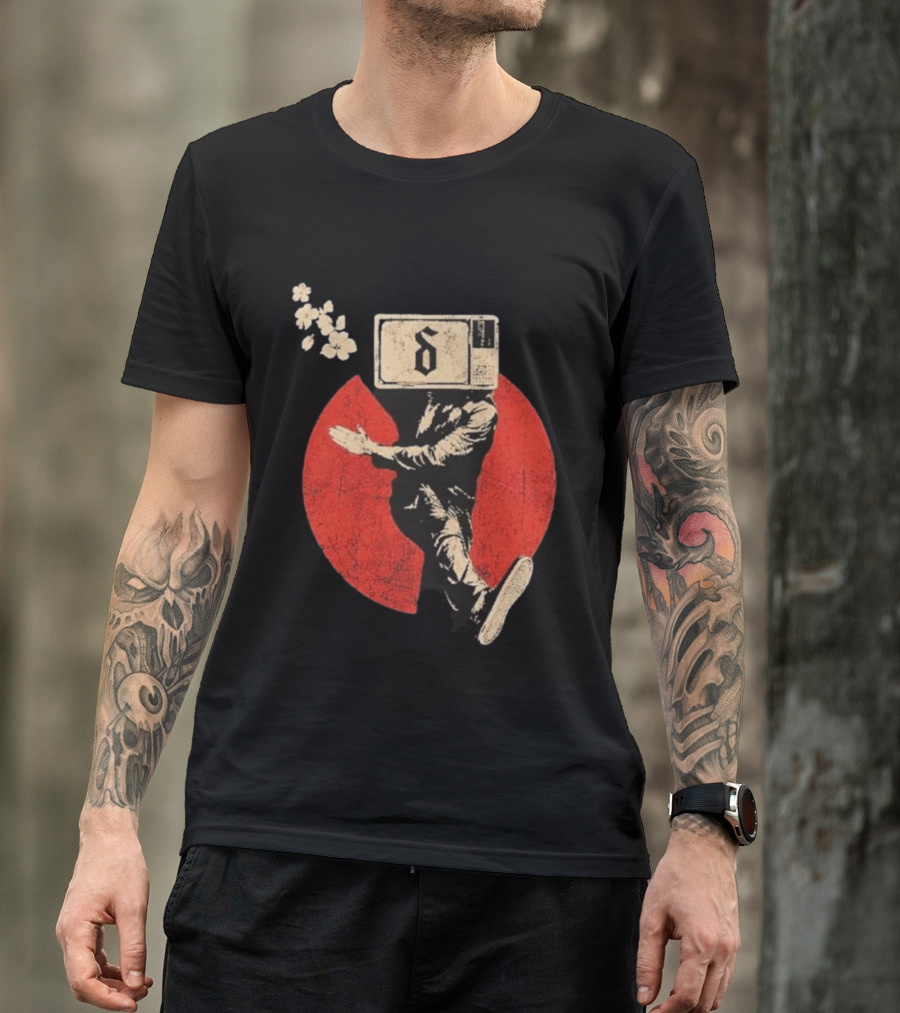 Shinedown Dance Kid Dance Act II 2026 Tour Television Head T-Shirt