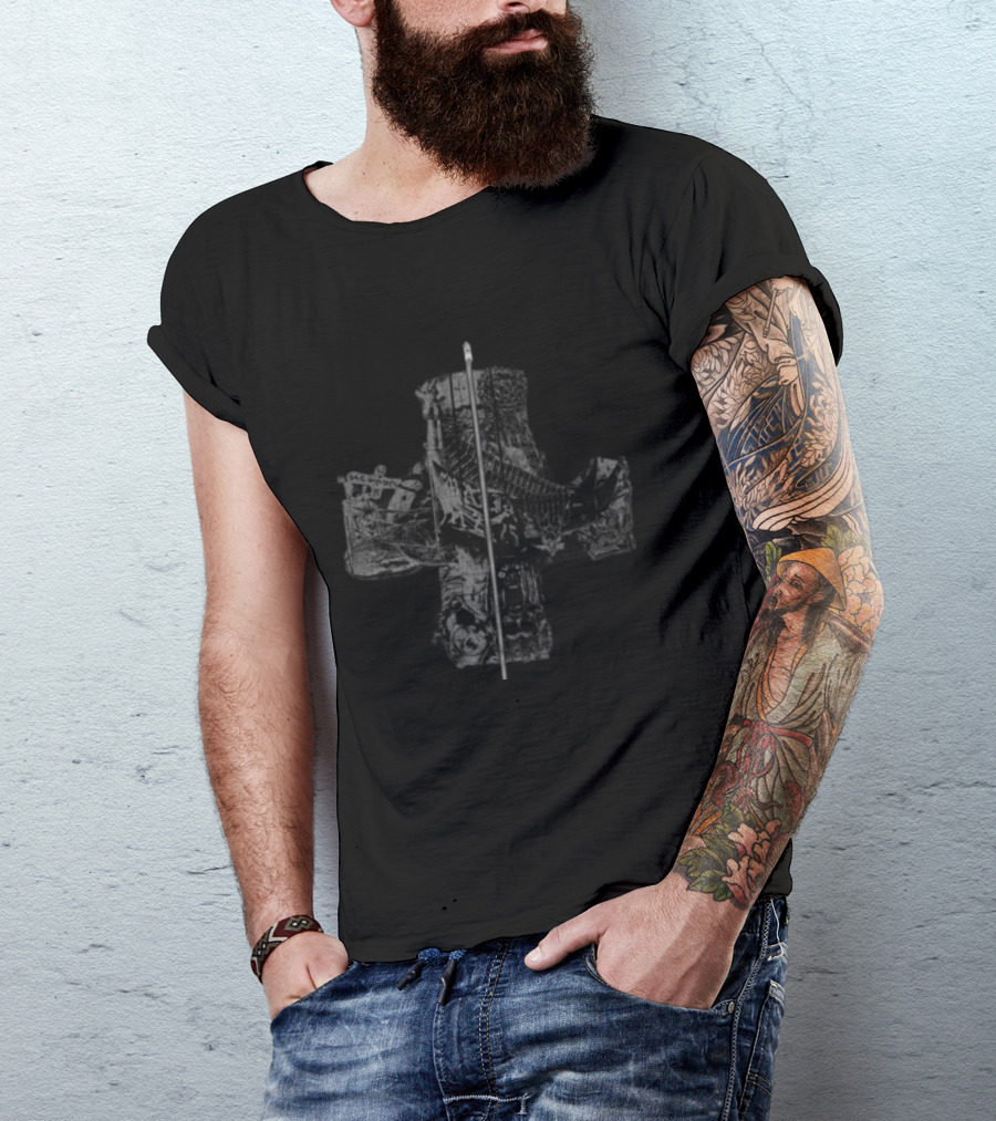 Sofaygo Mania Skull Zip T-Shirt