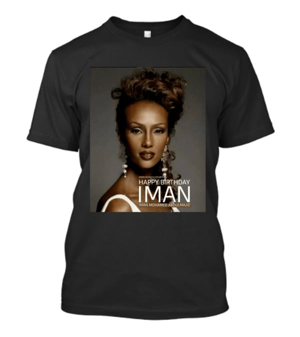 Happy Birthday Iman Mohamed Abdulmajid Celebration T-Shirt