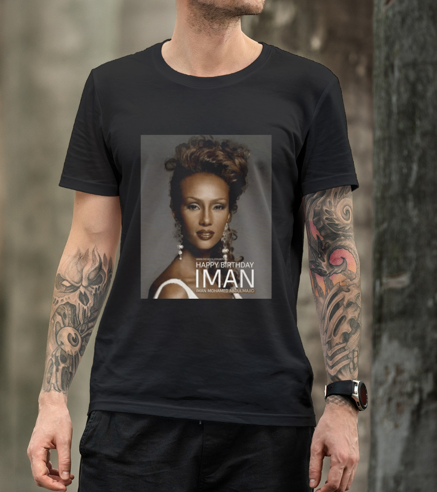 Happy Birthday Iman Mohamed Abdulmajid Celebration T-Shirt