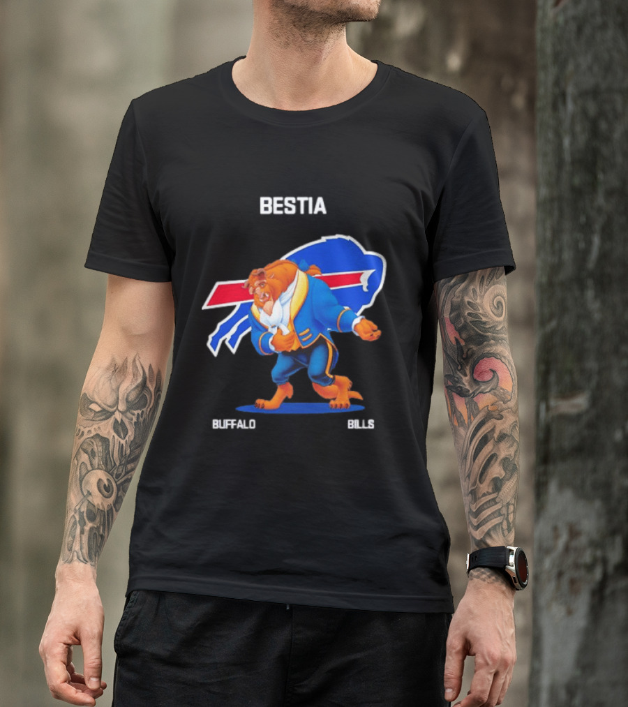 Buffalo Bills Beastia Cartoon T-Shirt