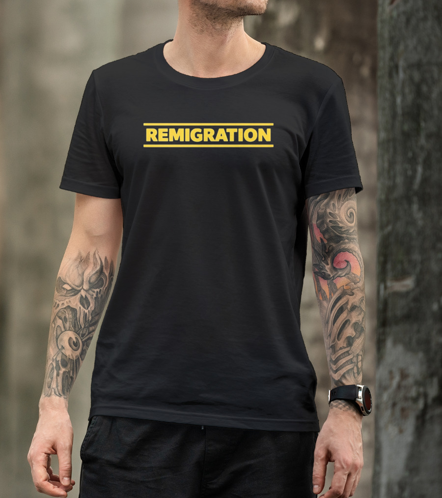 REMIGRATION Bold Yellow T-Shirt