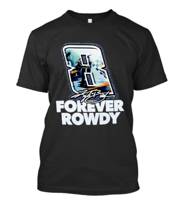KFB 8 Forever Rowdy NASCAR Racing Plaid T-Shirt