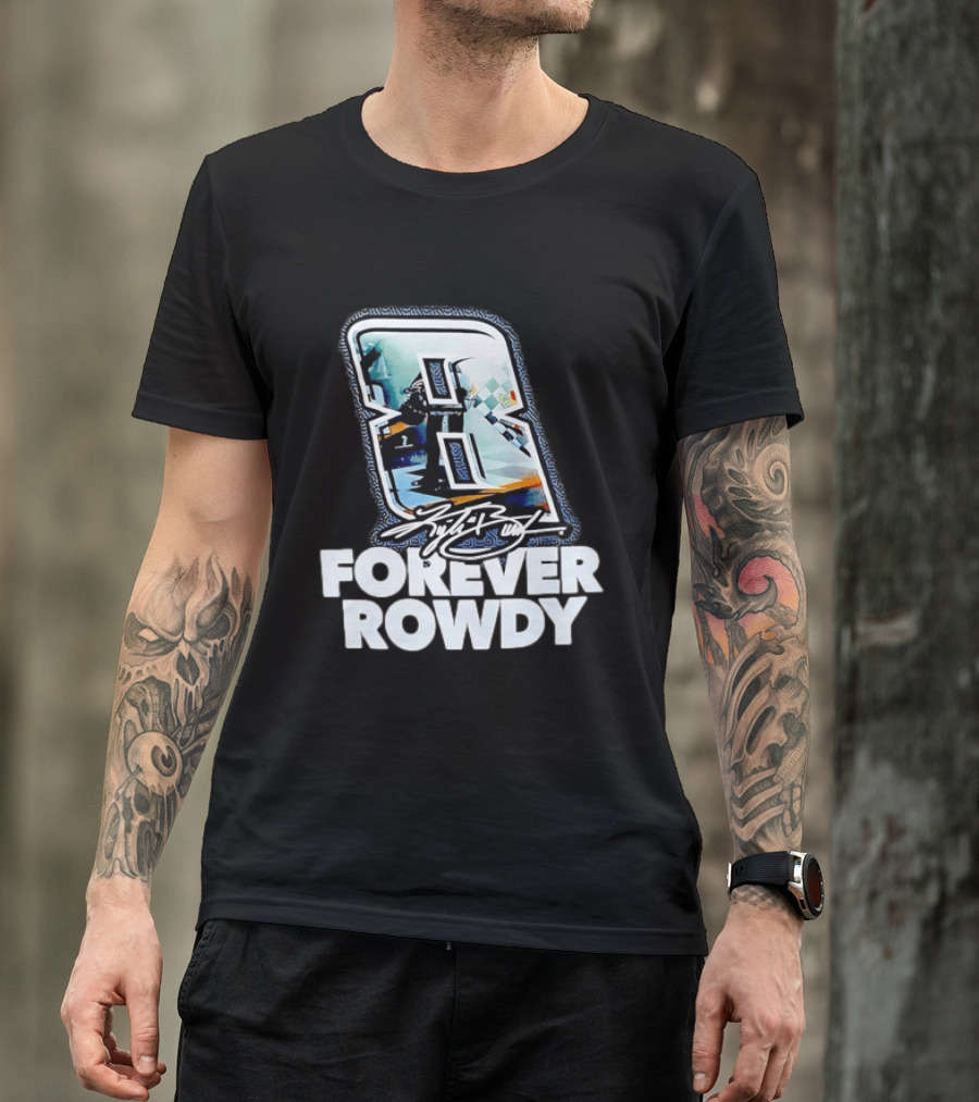 KFB 8 Forever Rowdy NASCAR Racing Plaid T-Shirt
