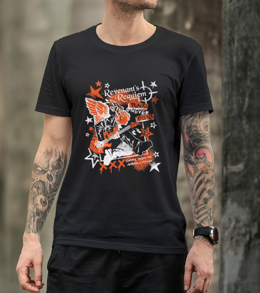 Revenant's Requiem Punk Never Dies Anaheim August 16th Sunday California Concert T-Shirt