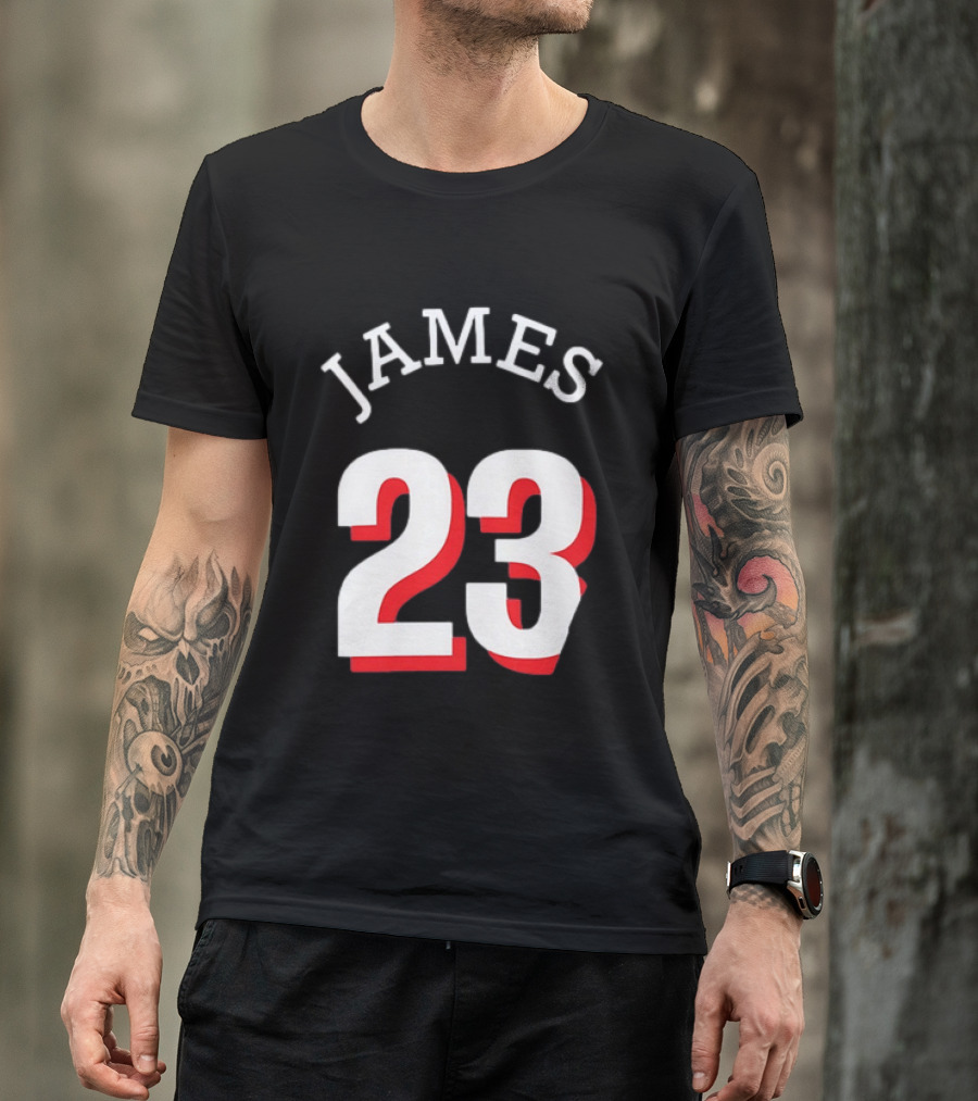 LeBron James 23 Jersey Philadelphia 76ers T-Shirt