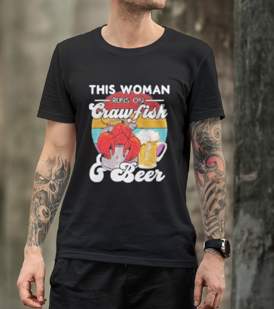 This Woman Runs On Crawfish And Beer With Vintage T-Shirt