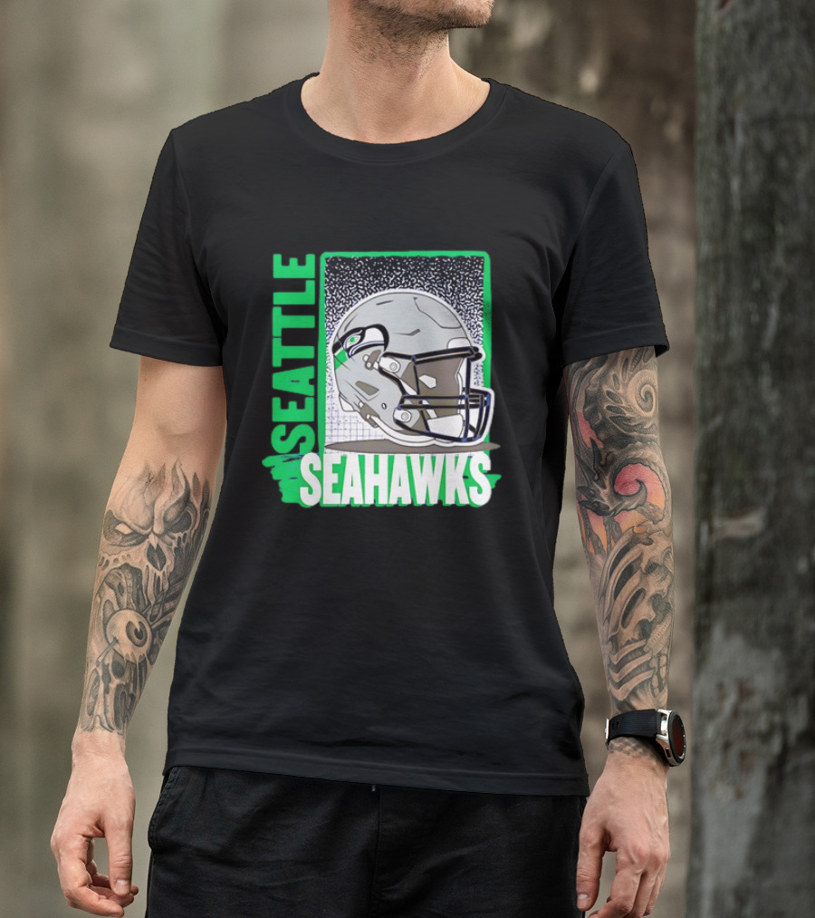 Seattle Seahawks Helmet NFL Football Team Gear T-Shirt