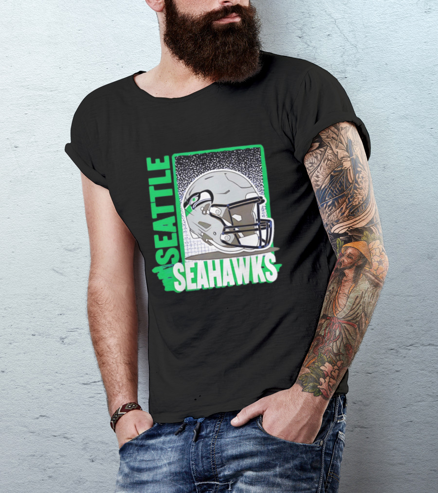 Seattle Seahawks Helmet NFL Football Team Gear T-Shirt