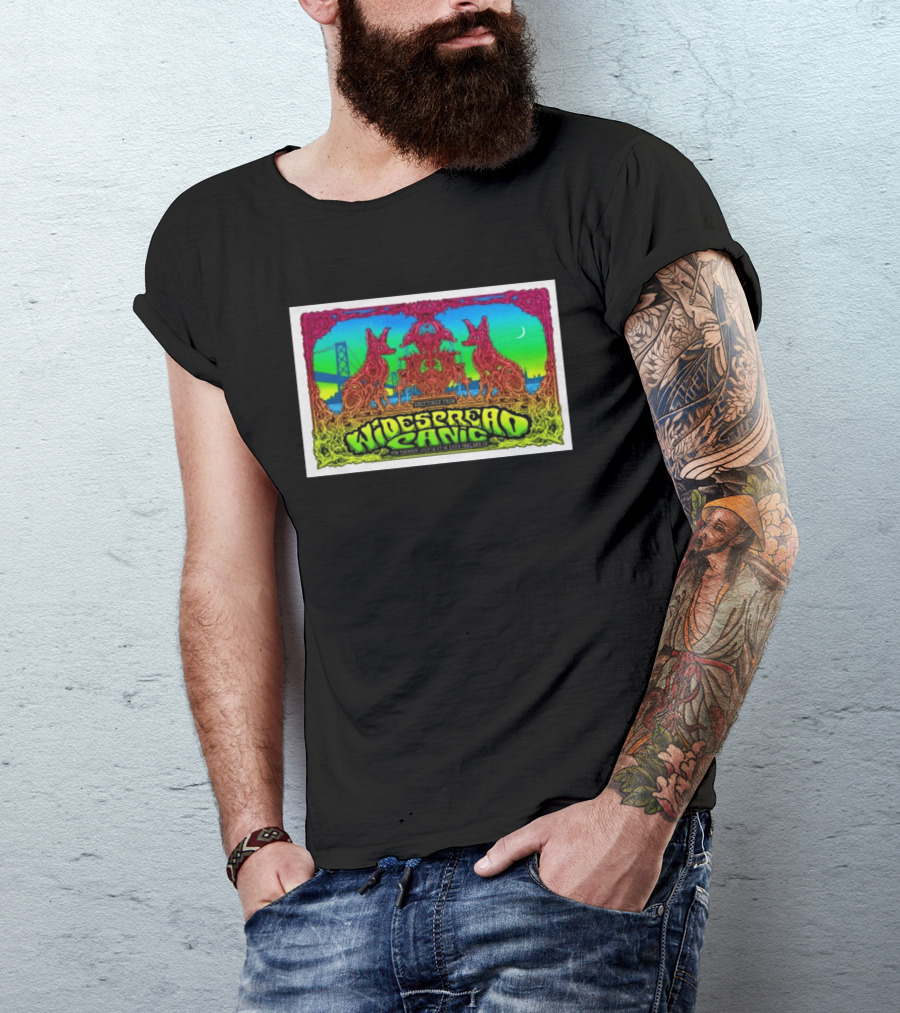 Widespread Panic Live At Fox Theater Oakland Jul 16 18 2026 Concert With Psychedelic Art And Bridge T-Shirt