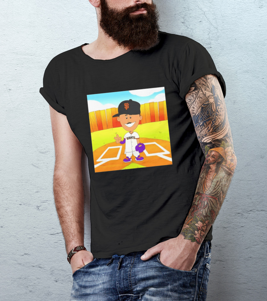 Willy Adames San Francisco Giants Cartoon Player T-Shirt