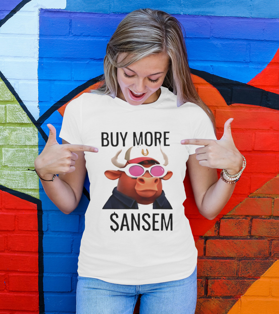 BUY MORE SANSEM Crypto Bull Finance T-Shirt