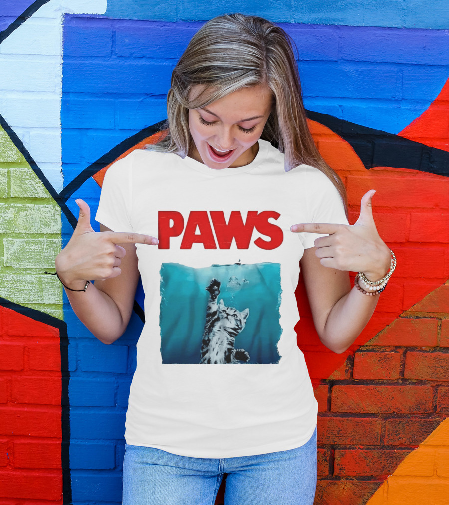 PAWS Cat Kitten Jaws T-Shirt