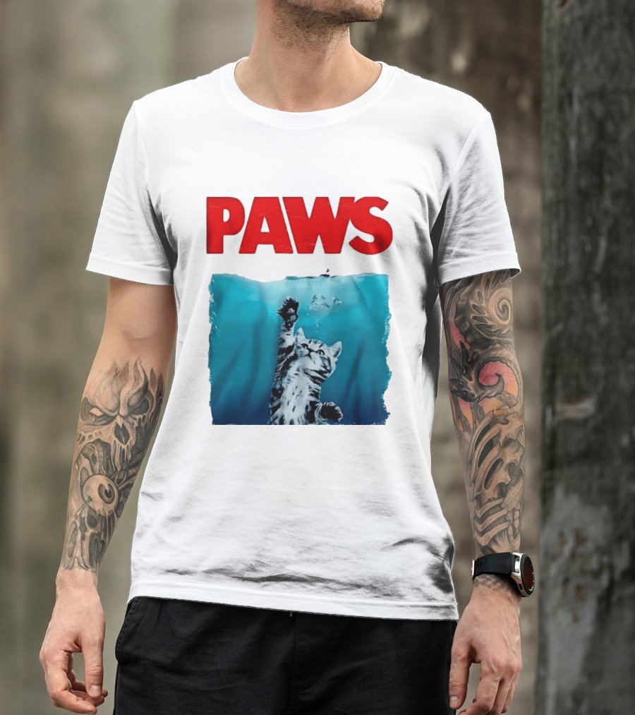PAWS Cat Kitten Jaws T-Shirt