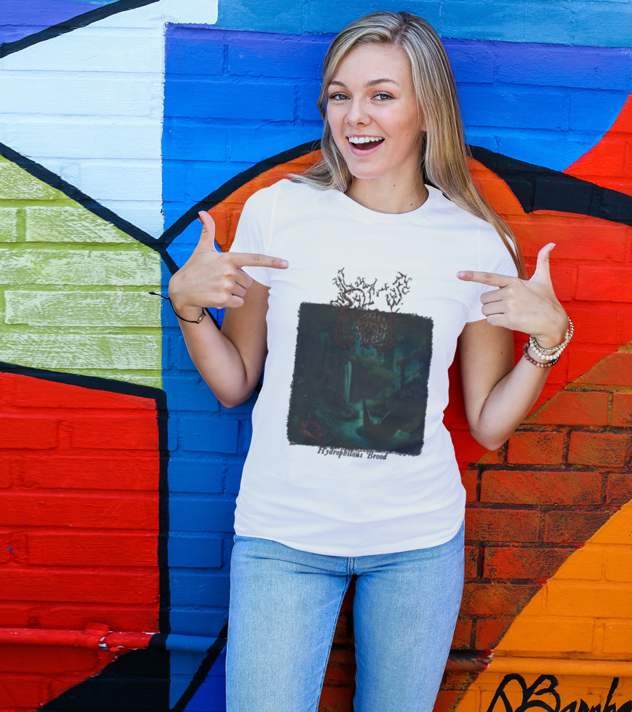 Sallow Hydrophilous Brood Metal Nightmare Forest Scene T-Shirt