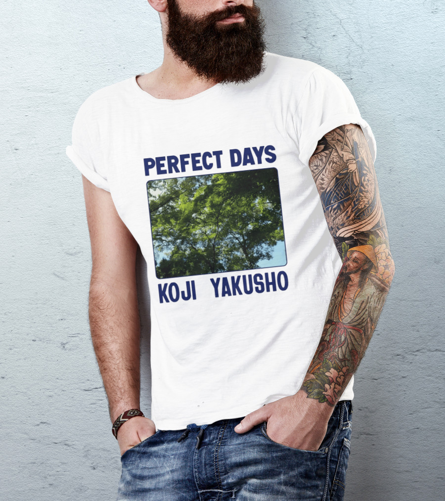 Perfect Days Koji Yakusho Forest Scene T-Shirt