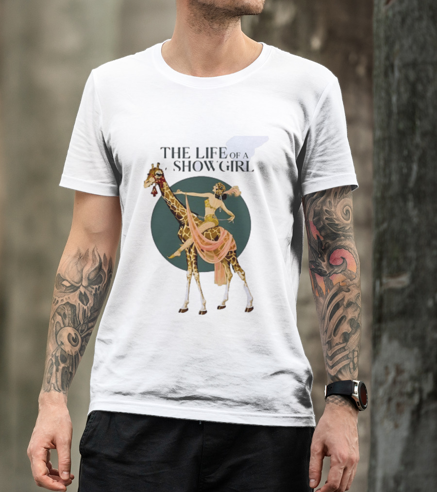 The Life Of A Showgirl With Deco Giraffe Art Deco T-Shirt