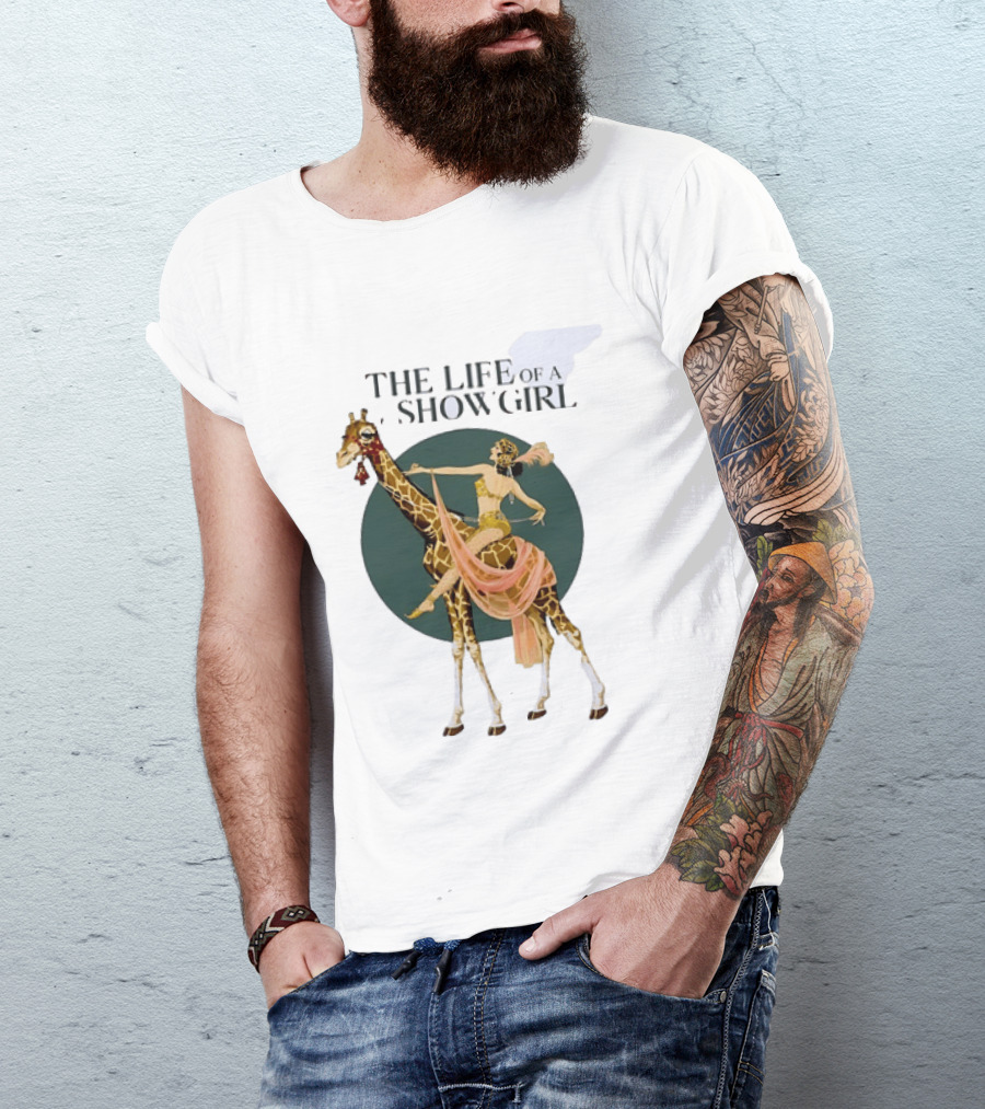The Life Of A Showgirl With Deco Giraffe Art Deco T-Shirt