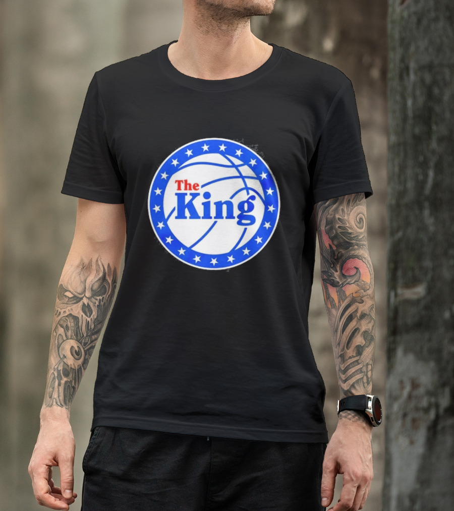 Philadelphia 76ers The King NBA Basketball Stars T-Shirt