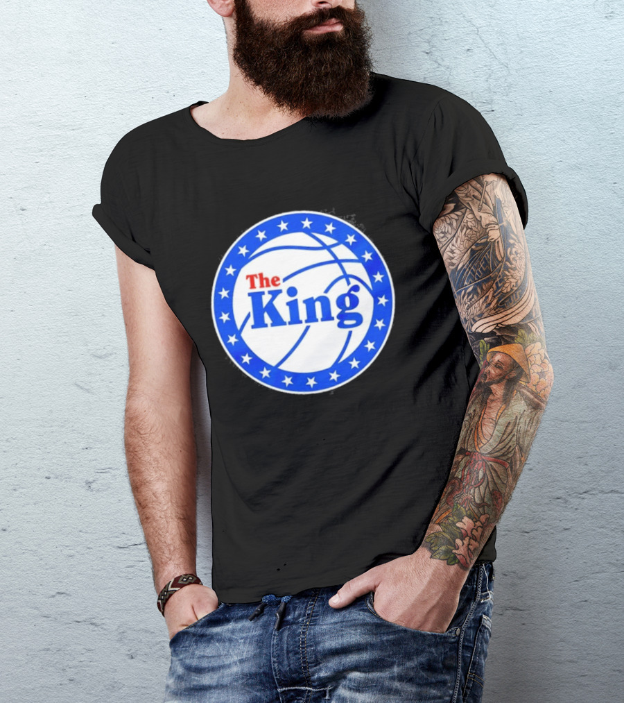 Philadelphia 76ers The King NBA Basketball Stars T-Shirt