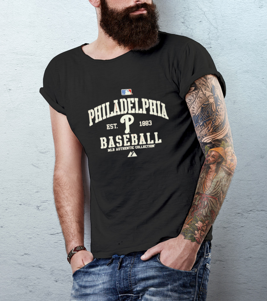 Philadelphia Baseball Est 1883 MLB Authentic Collection P T-Shirt
