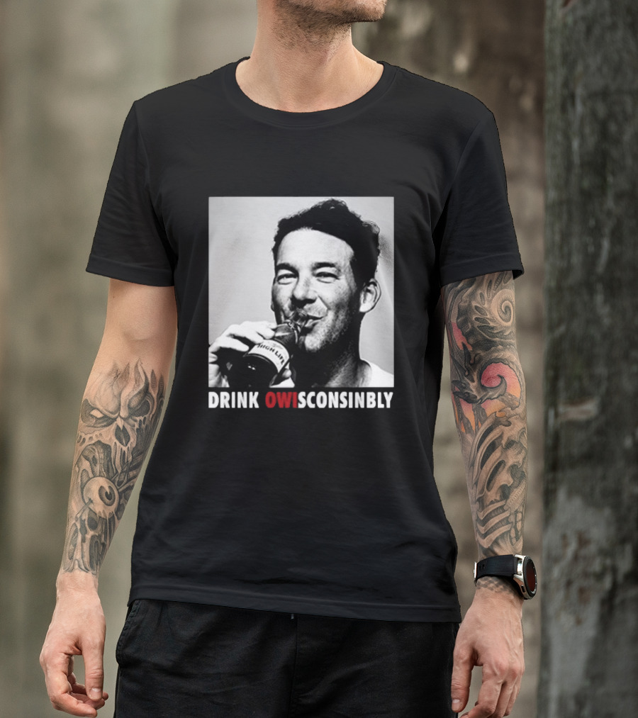 Tony Romo Drink OWIsconsinbly High Life T-Shirt