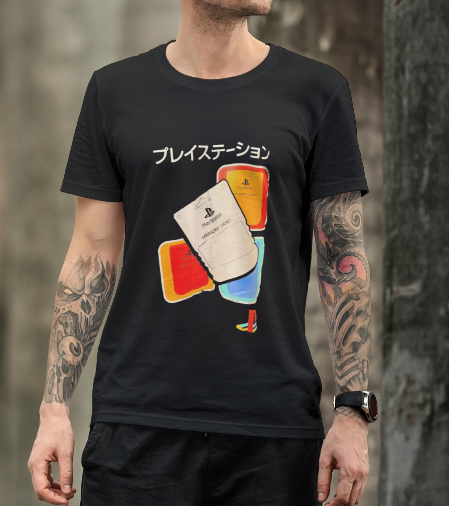 PlayStation Memory Card PS1 Sony Classic Retro Gaming Accessories T-Shirt