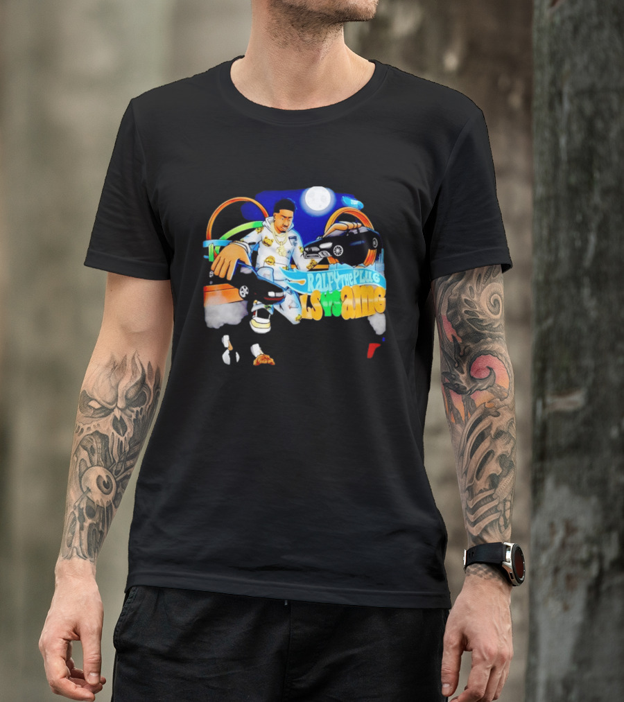 Ralfy The Plug LS Vs AMG Hot Wheels Racing Adventure With Street Style And Iconic Moonlit Scene T-Shirt