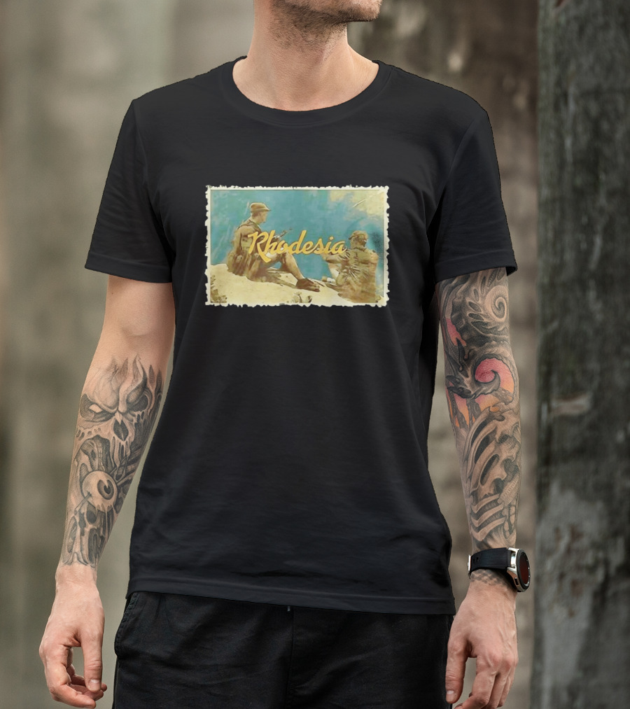 Rhodesia Soldiers Bush War Vintage Nostalgia T-Shirt