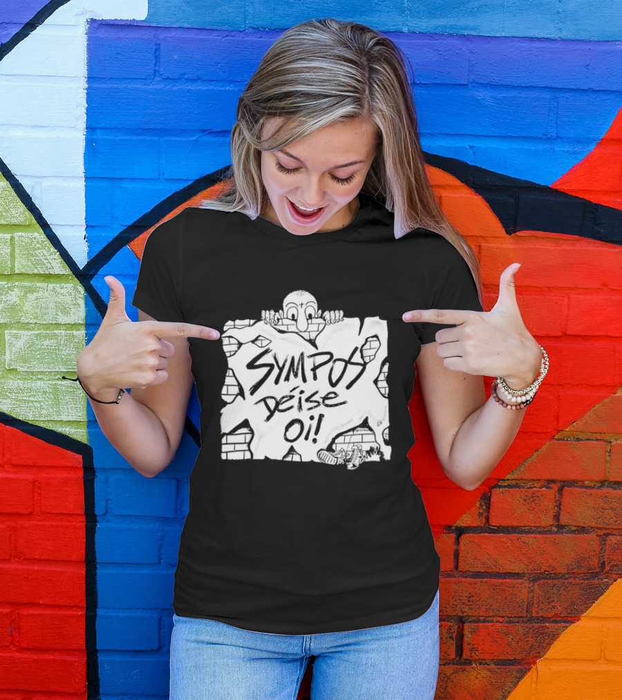 Sympos Deise Oi Skinhead Brick Wall Punk T-Shirt