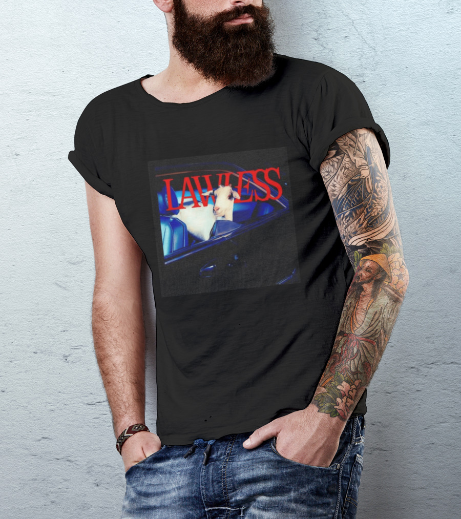 LAWLESS Goat In Car SB Driving T-Shirt