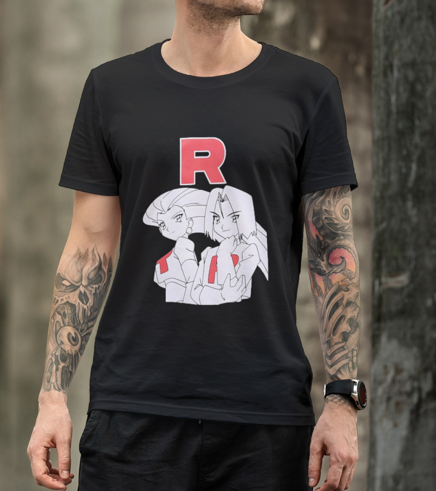 Jessie James Team Rocket R POKEMON Characters T-Shirt
