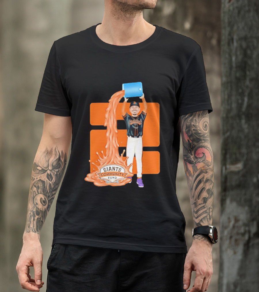 San Francisco Giants Community Fund Logan Webb Splash T-Shirt