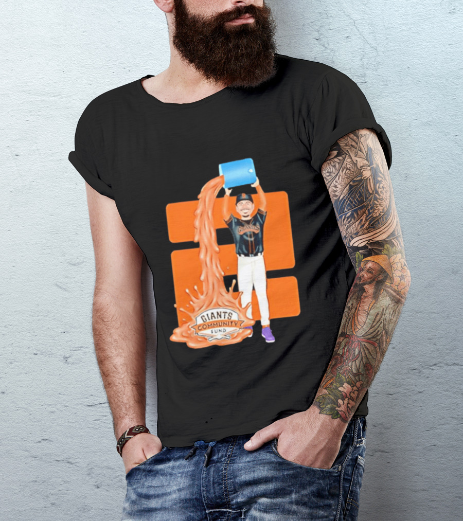 San Francisco Giants Community Fund Logan Webb Splash T-Shirt