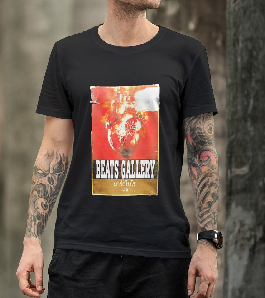 BEATS GALLERY Marlboro Red Anatomical Heart T-Shirt