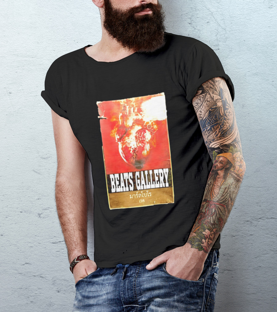 BEATS GALLERY Marlboro Red Anatomical Heart T-Shirt