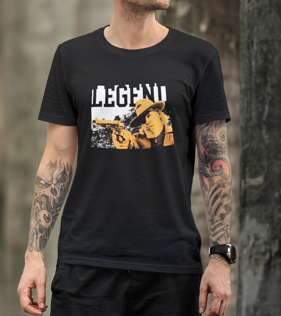 Legend Clint Eastwood Pointing Revolver T-Shirt