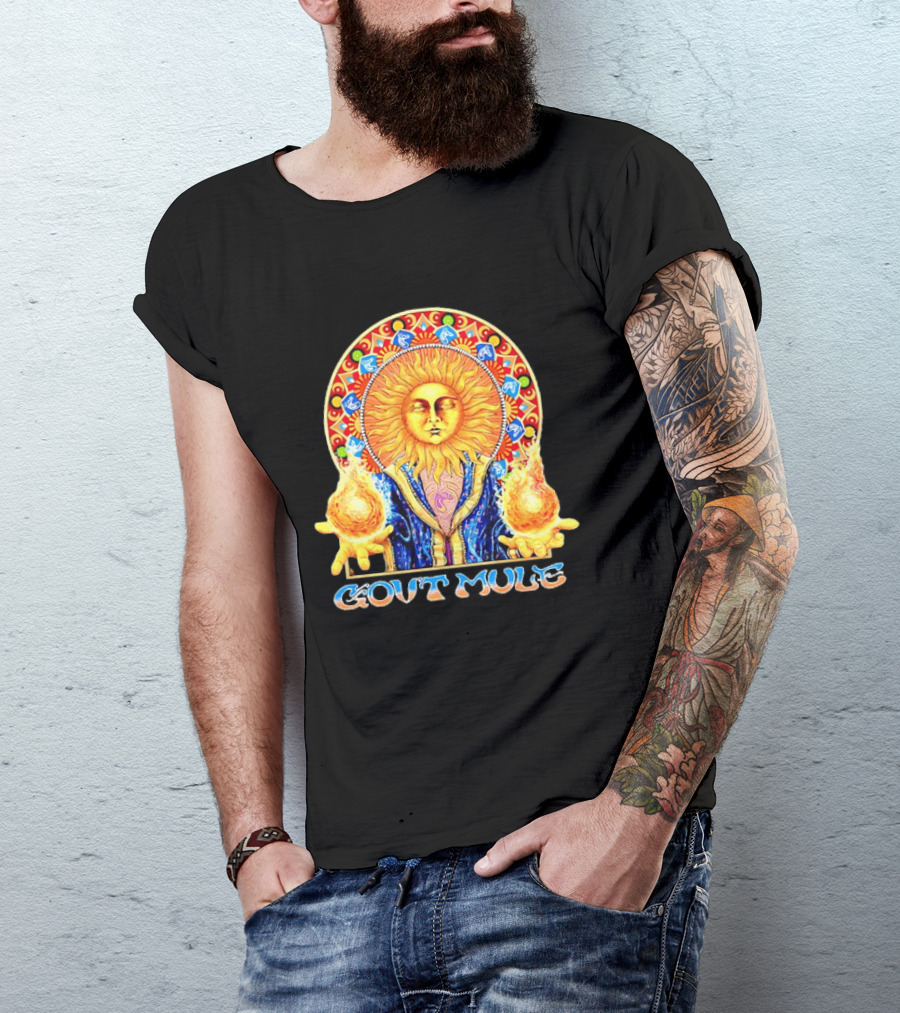 Gov't Mule Psychedelic Sunburst Summer Tour 2026 T-Shirt
