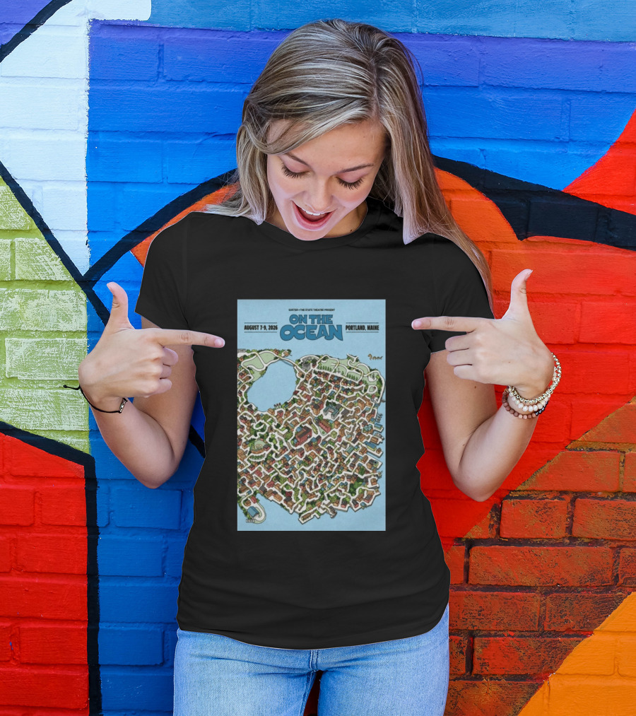 Guster The State Theatre Present On The Ocean August 7 9 2026 Portland Maine T-Shirt