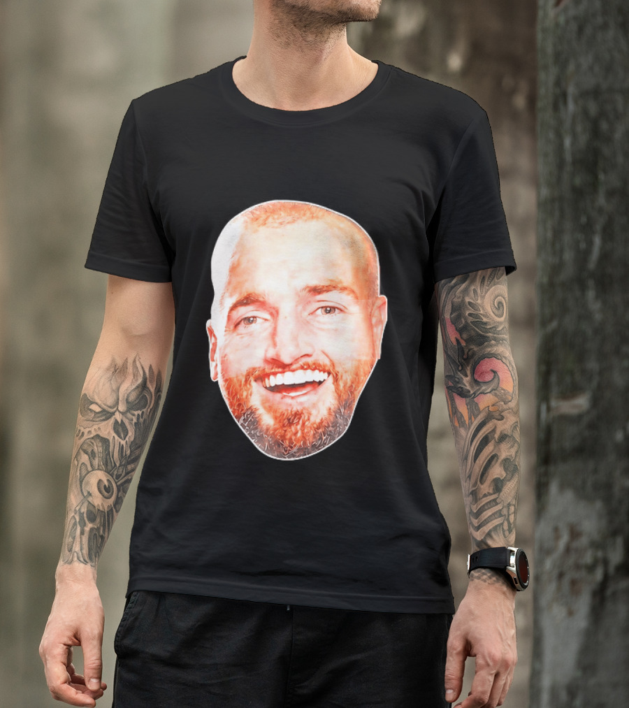 Post Malone Smiling Face Celebrity Image T-Shirt