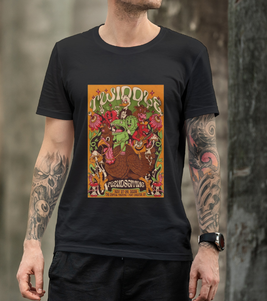 Twiddle Frendsgiving The Capitol Theatre Nov 27 29 2026 Port Chester NY T-Shirt