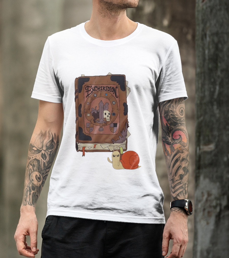 Adventure Time Enchiridion Snail Cartoon Network Book T-Shirt